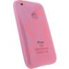 iPhone 3G / 3GS Θήκη Σιλικόνης TPU Gel  Λαμπερό Ροζ - Pink Butterfly